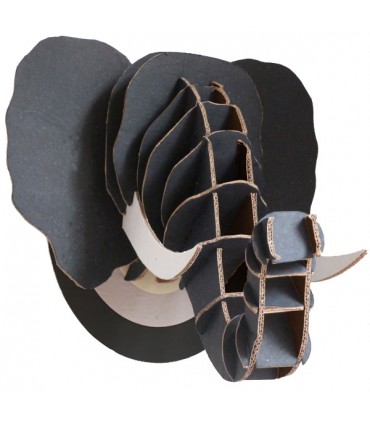 Trophée Éléphant Noir