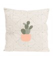 Housse de coussin Cactea blanche