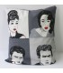 Coussin Audrey Gris