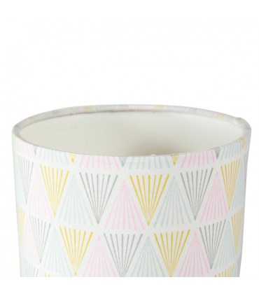 Lampe à poser cylindrique pastel