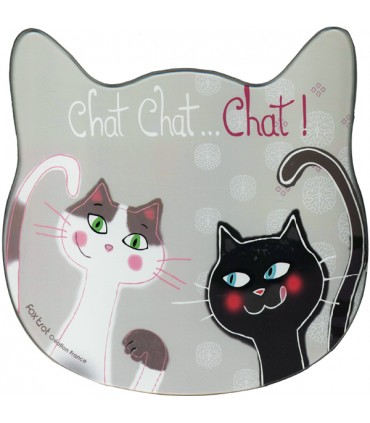 Planche en verre Chat Chat Chat