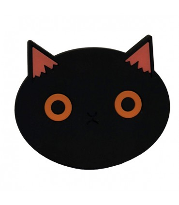 Dessous de Verre Chat Noir, par 2
