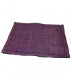 Set de table en raphia prune, lot de 6 sets