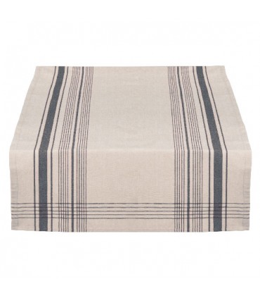 Chemin de table rayé