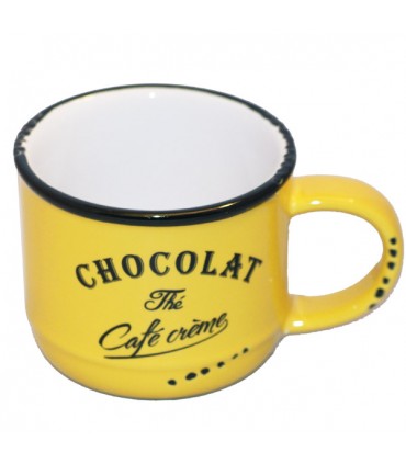 Tasse chocolat-thé-café crème