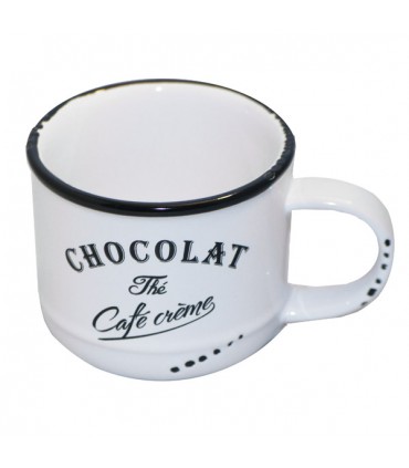 Tasse chocolat-thé-café crème
