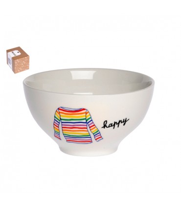 Bol Petit Déjeuner Marinière Happy