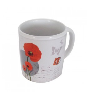 Mug coquelicot