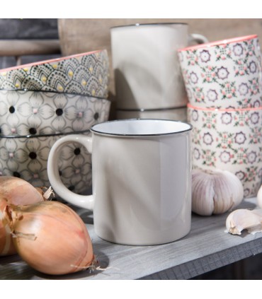 Mug en céramique Taupe