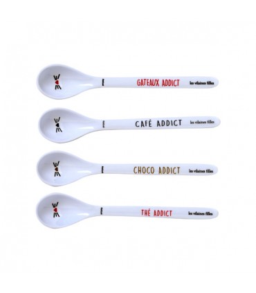 Cuillères à Cocktail Chat-Mour, le lot de 4