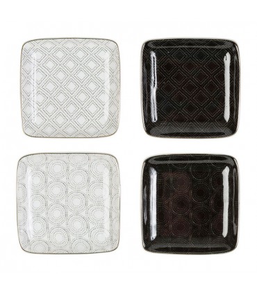 Assiettes carrées Géoma