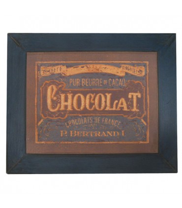 Enseigne chocolat rétro
