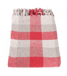 Plaid tartan rouge