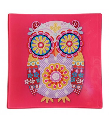 Vide-poche Hibou Rouge