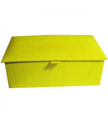 Boîte à Bijoux Compartimentée en Raphia