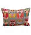 Housse de coussin grenouilles