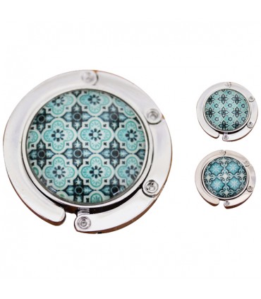 Accroche-Sac rosace vert d'eau