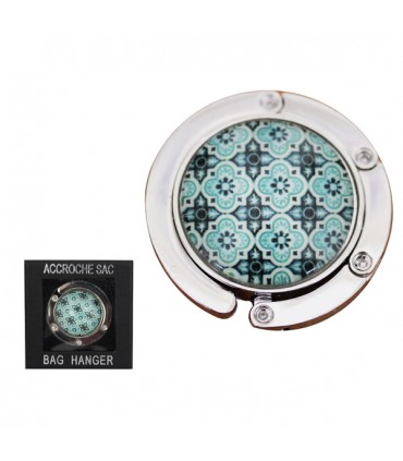 Accroche-Sac rosace vert d'eau Modèle 1