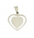 Pendentif Cœur Argenté
