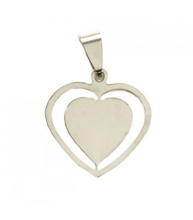 Pendentif Cœur Argenté