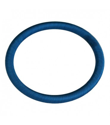 Bracelet rigide en soie Bleu