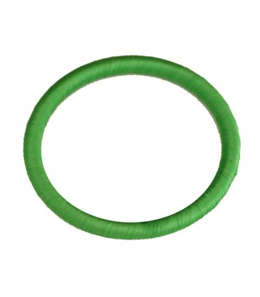 Bracelet rigide en soie Vert clair