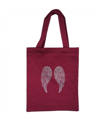 Cabas ailes framboise