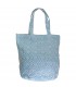 Sac Shopping Indien Bleu Clair