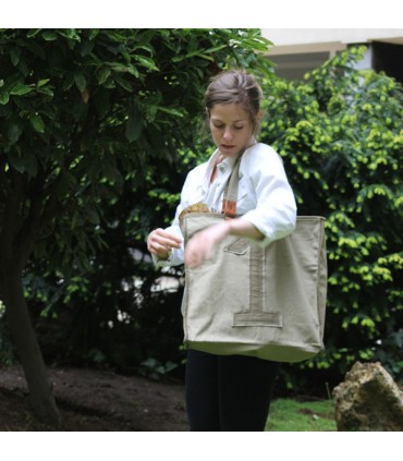 Grand Sac Cabas Kaki Number One