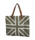 Grand Sac Cabas Kaki Union Jack