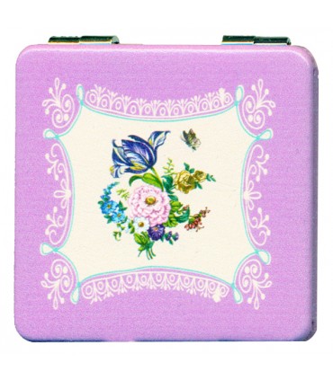 Miroir de Poche bouquet Rose