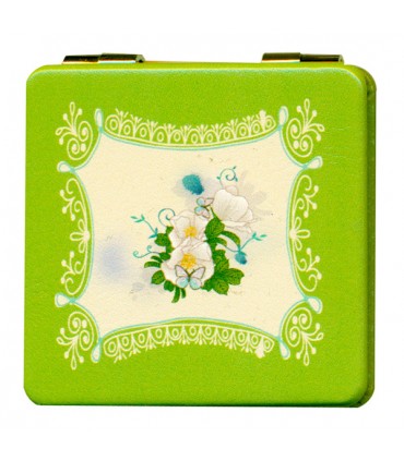Miroir de Poche bouquet  Vert