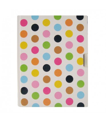 Journal intime pastilles muliticolores