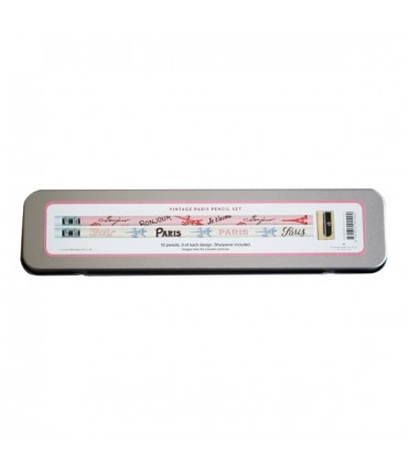 Petit plumier métal Paris