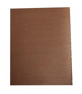 Cahier Absolute Note Book mordoré