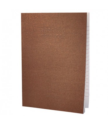 Cahier Absolute Note Book mordoré