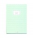 Cahier notebook losanges verts