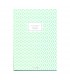 Cahier notebook losanges verts