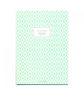 Cahier notebook losanges verts
