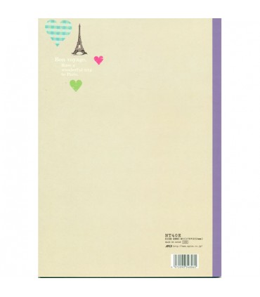Cahier notebook Paris