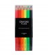 Pochette de gros crayons fluorescents