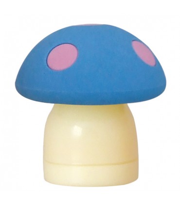 Taille-crayon gomme Champignon Bleu