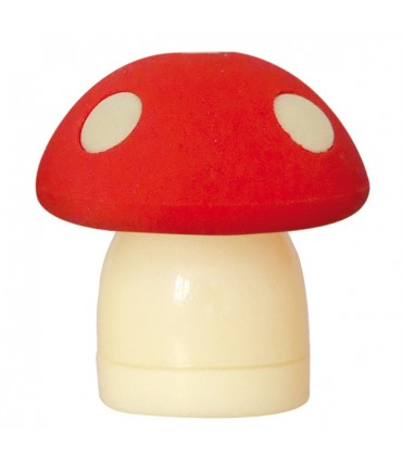 Taille-crayon gomme Champignon Rouge