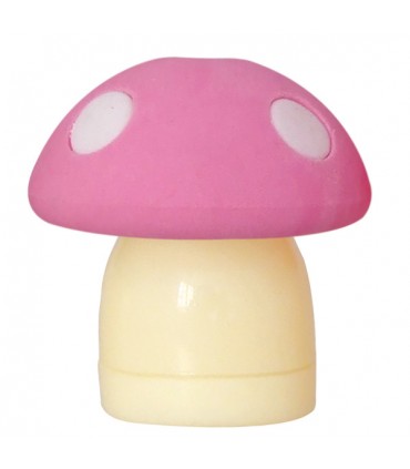 Taille-crayon gomme Champignon Rose