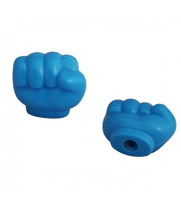 Taille-Crayon Main Bleu Main Fermée