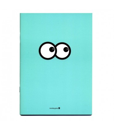 Cahier Yeux Rigolos Turquoise