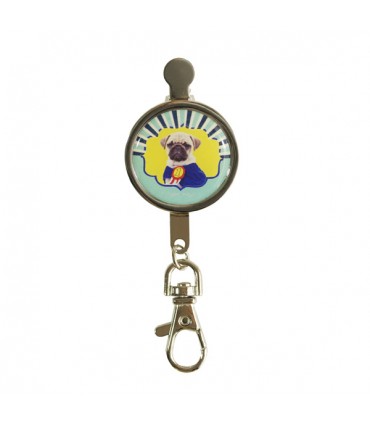 Porte-clés clip chien
