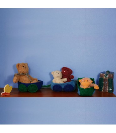 Vide- Poche Petit Train  Bleu et vert