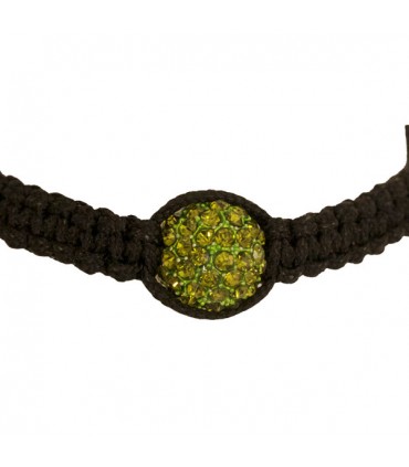 Bracelet shamballa vert