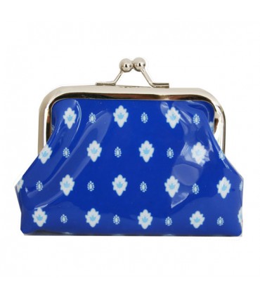 Petit Porte-Monnaie provençal bleu